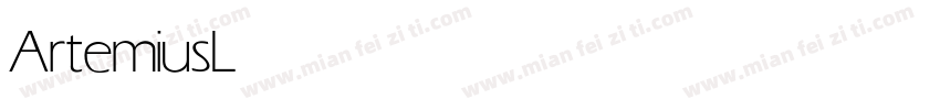 Artemius Light字体转换